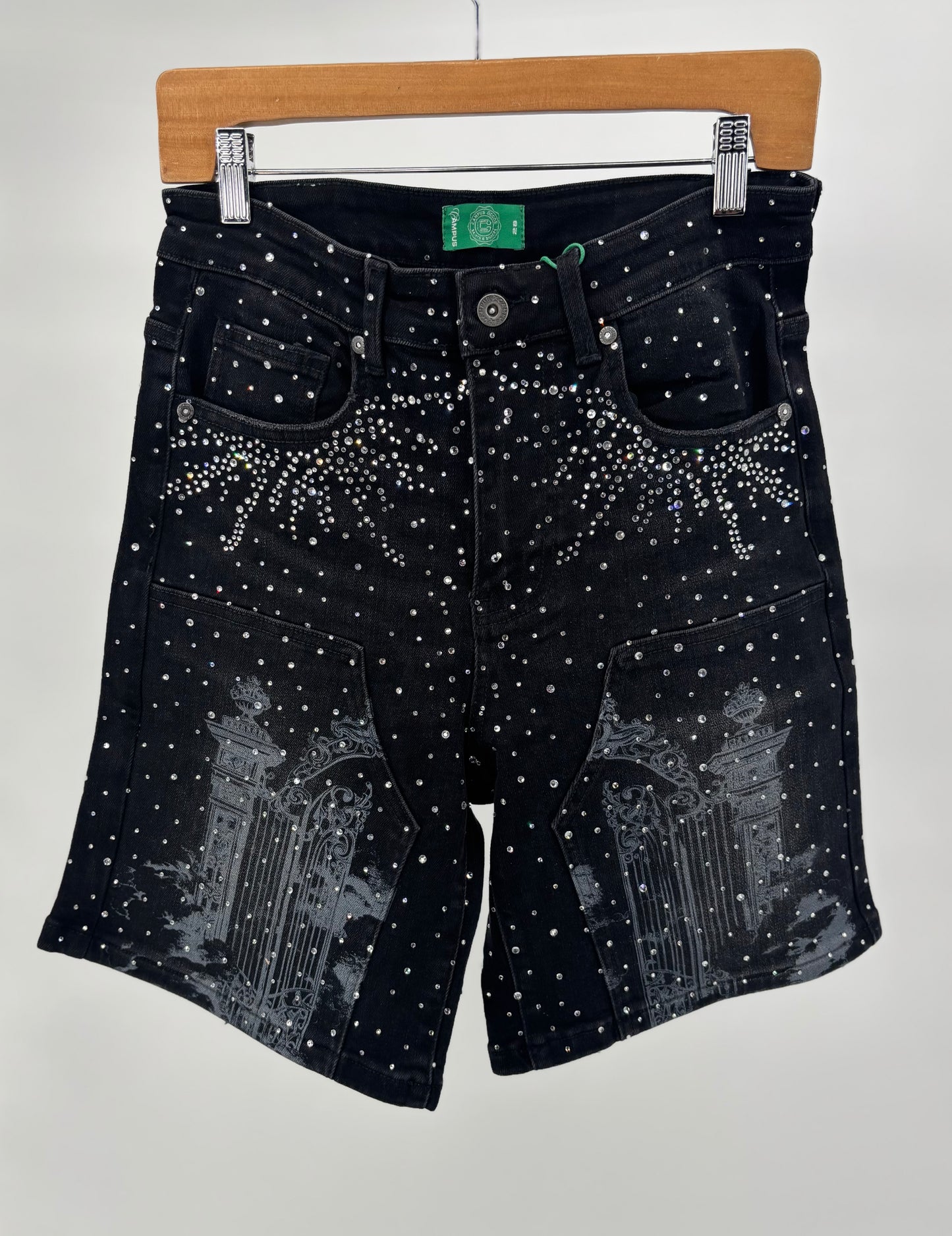 Campus Kingdom Jorts Blk