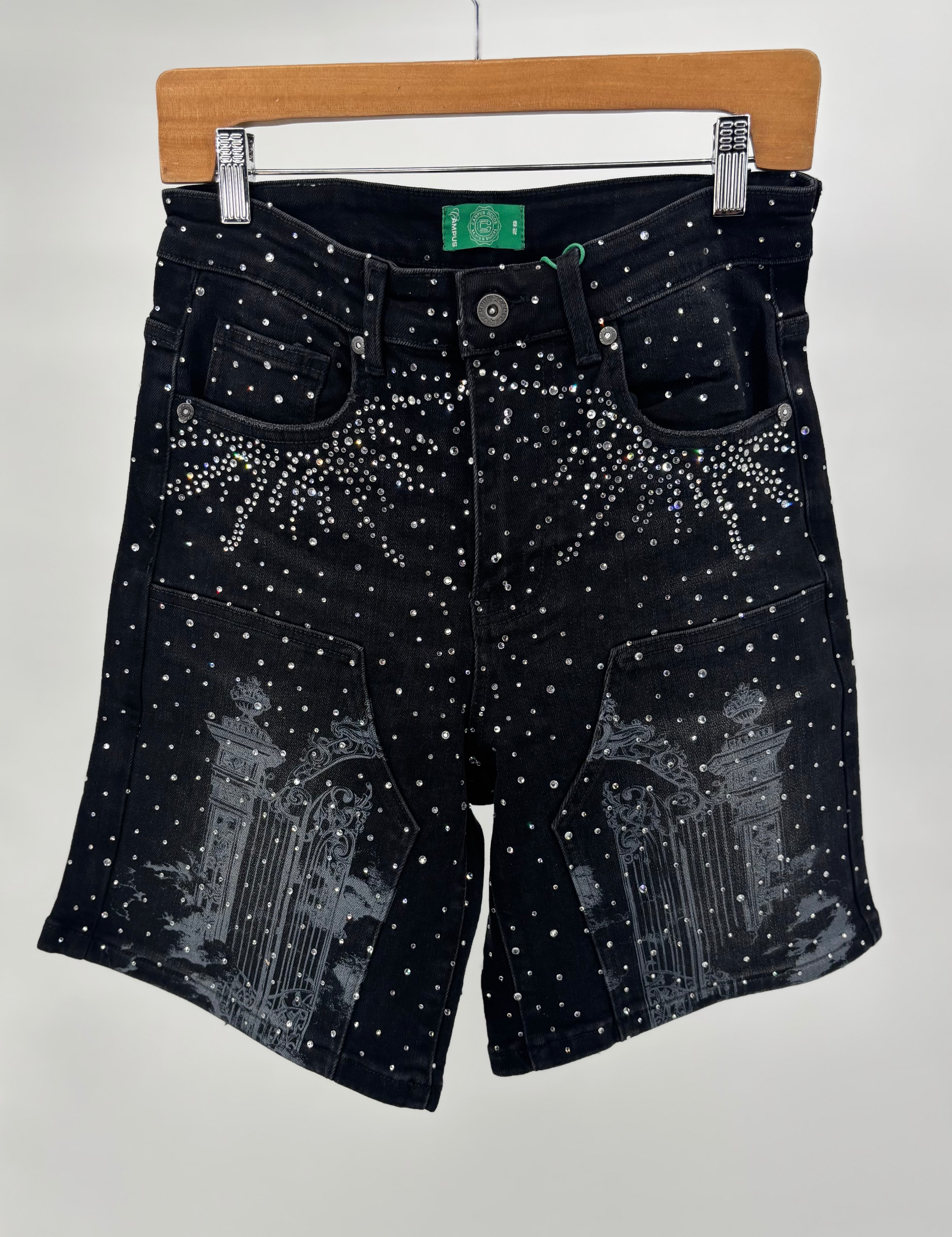 Campus Kingdom Jorts Blk