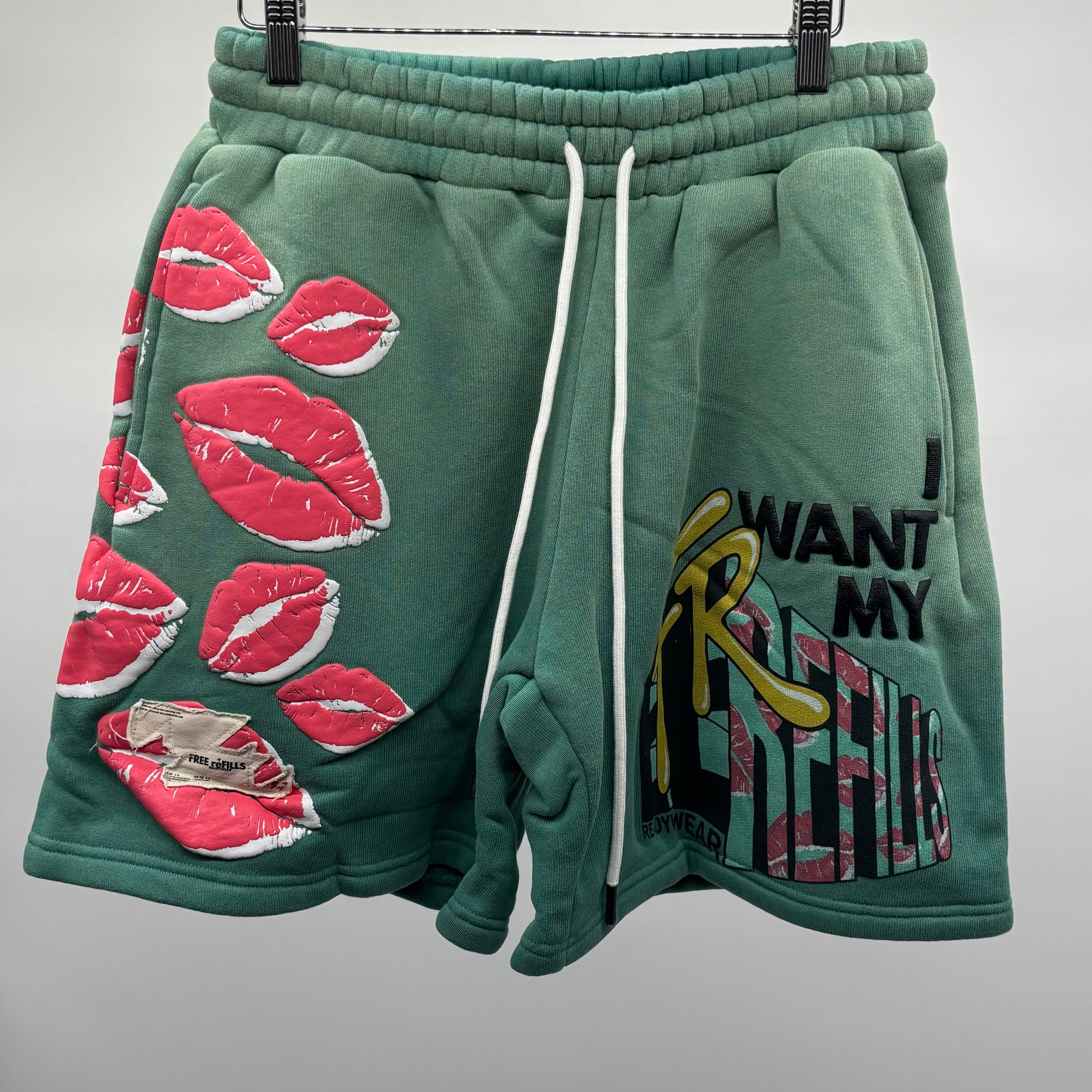 Free Refills FR TV Shorts Green