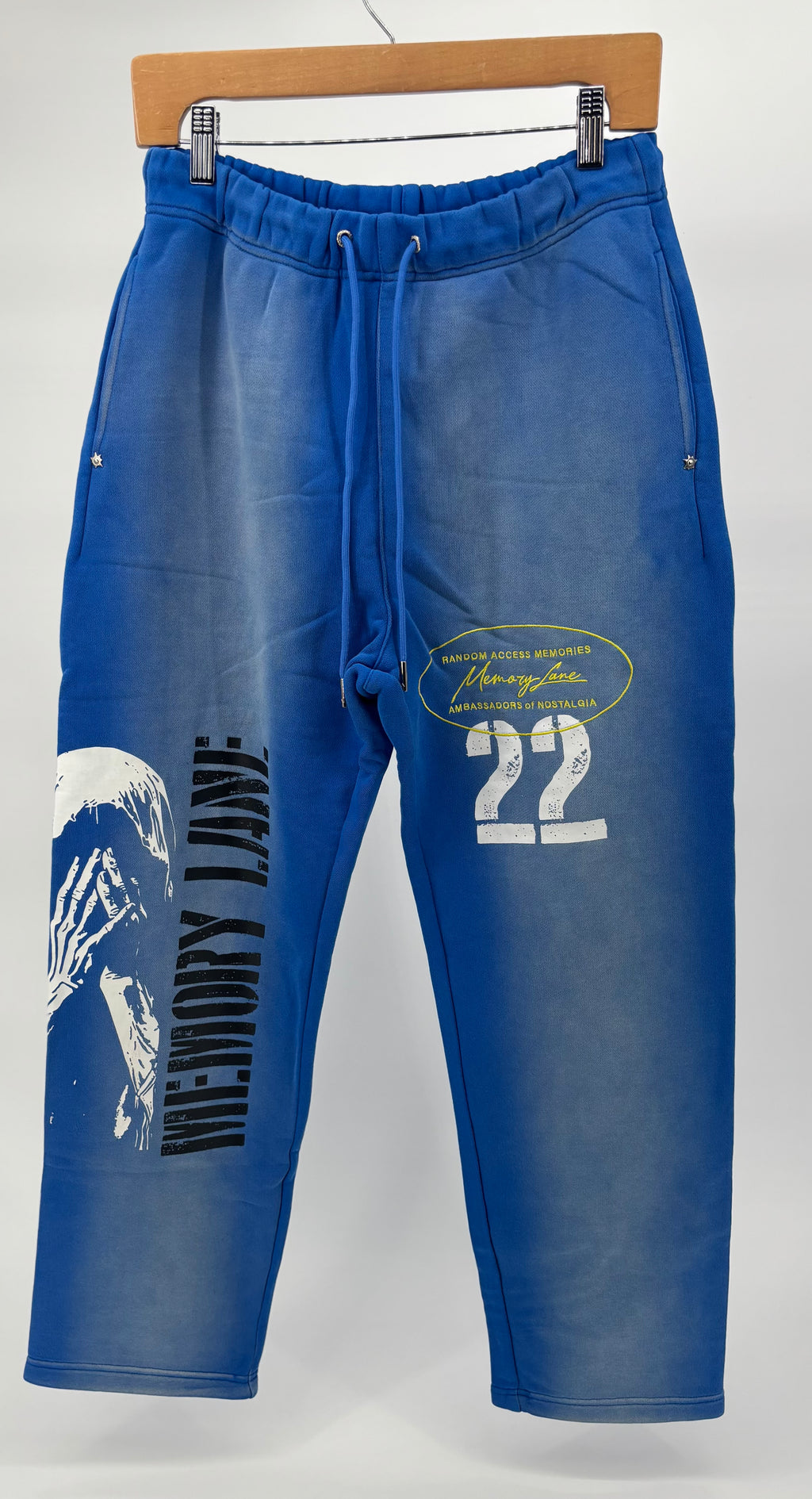 ML Stencil Logo Sweatpants Blue