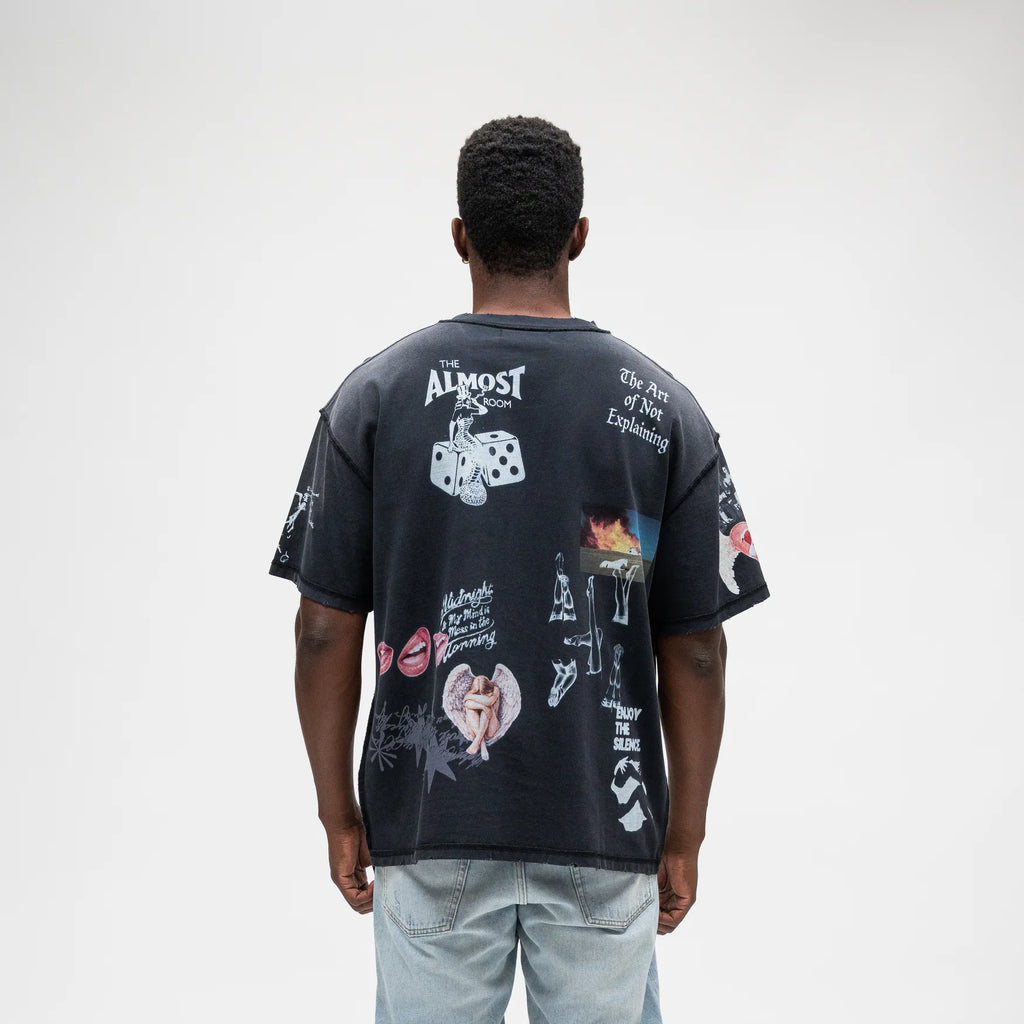 Almost Someday Gallery Tee Black