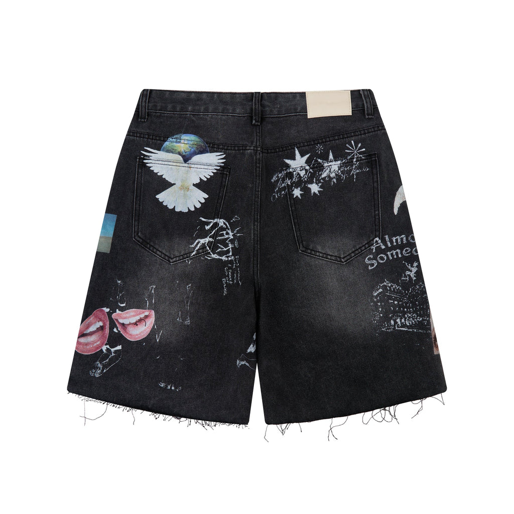 ALSO Gallery Denim Jort Blk
