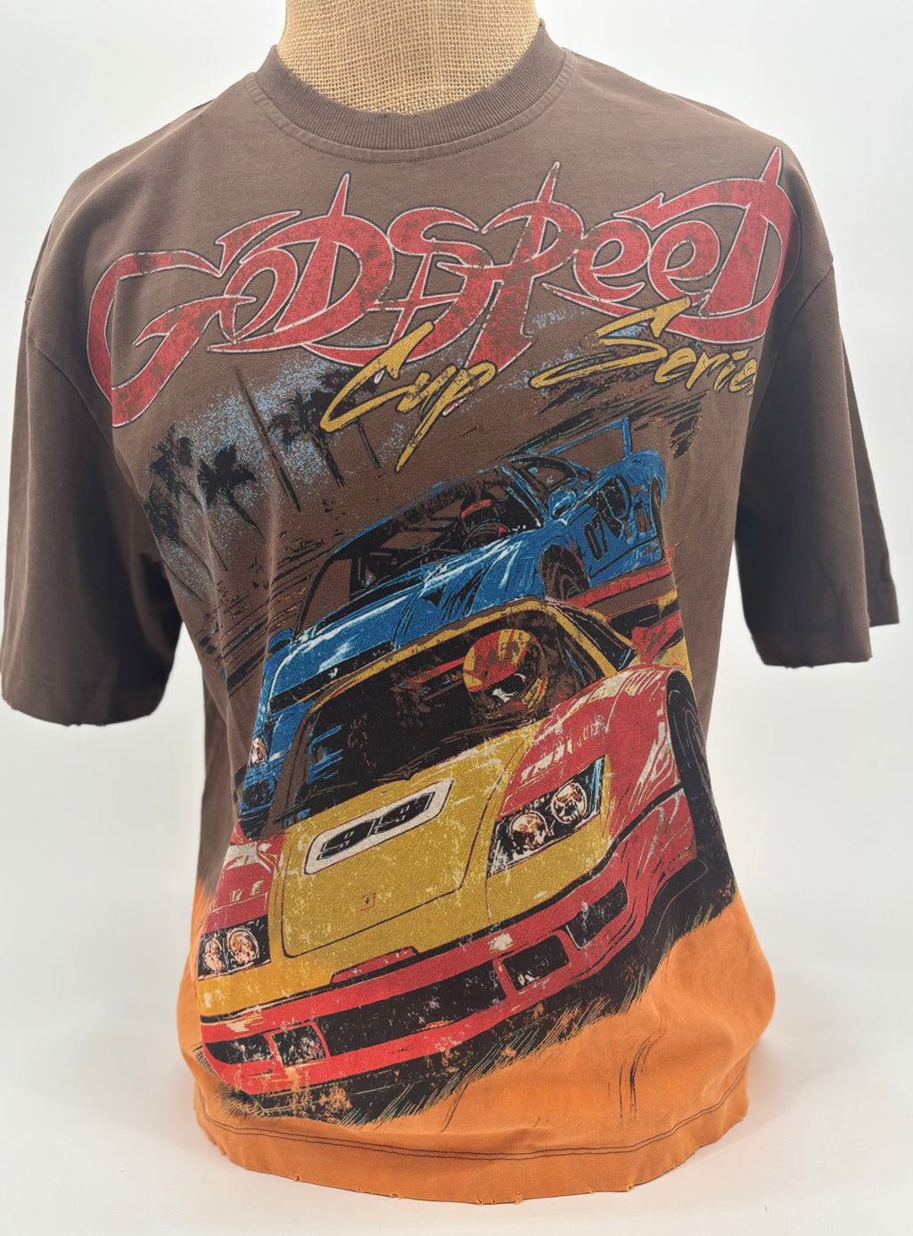 GodSpeed Brown Nascar Tee