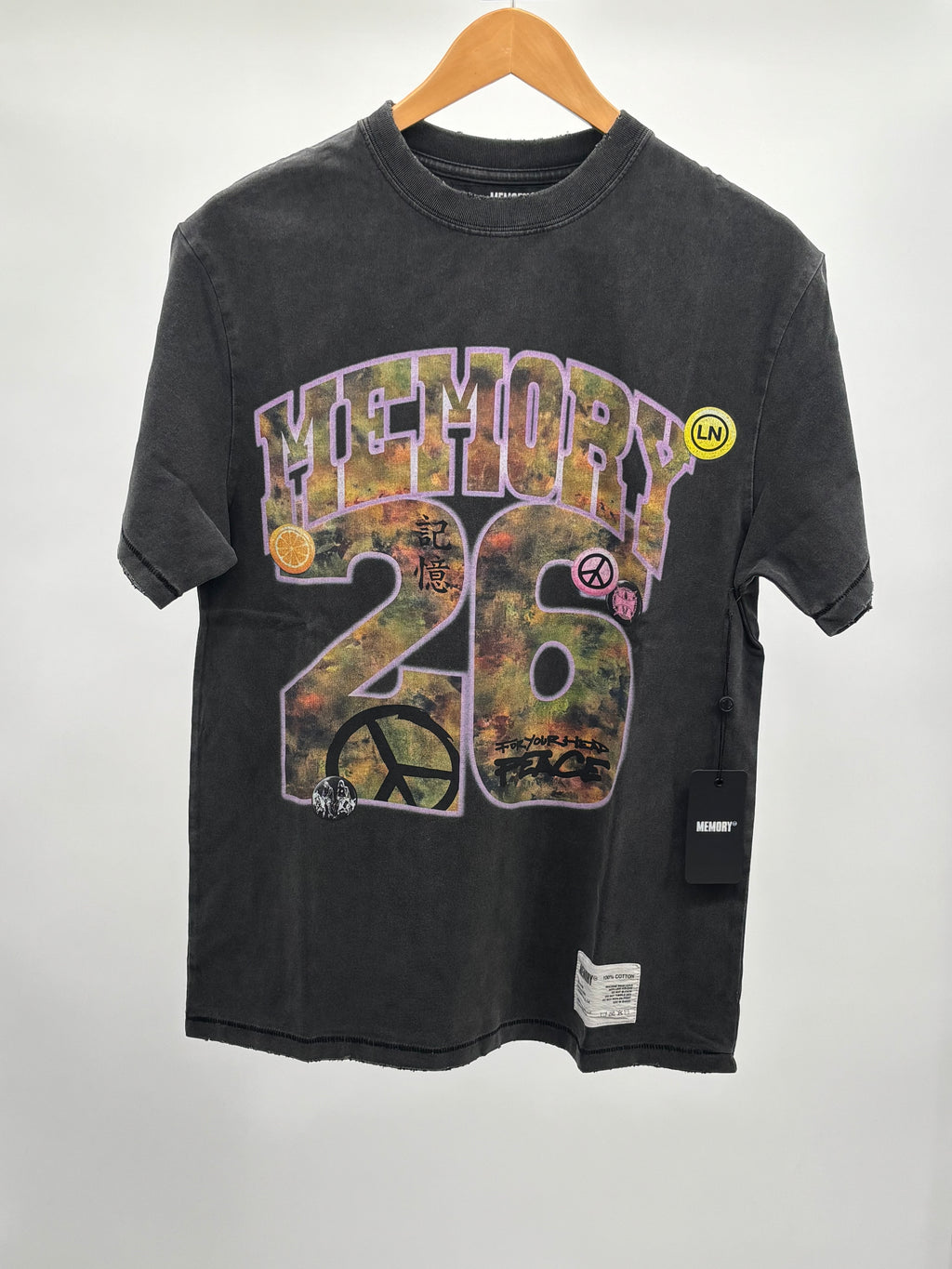 ML Graffiti Tee Vntg Blk