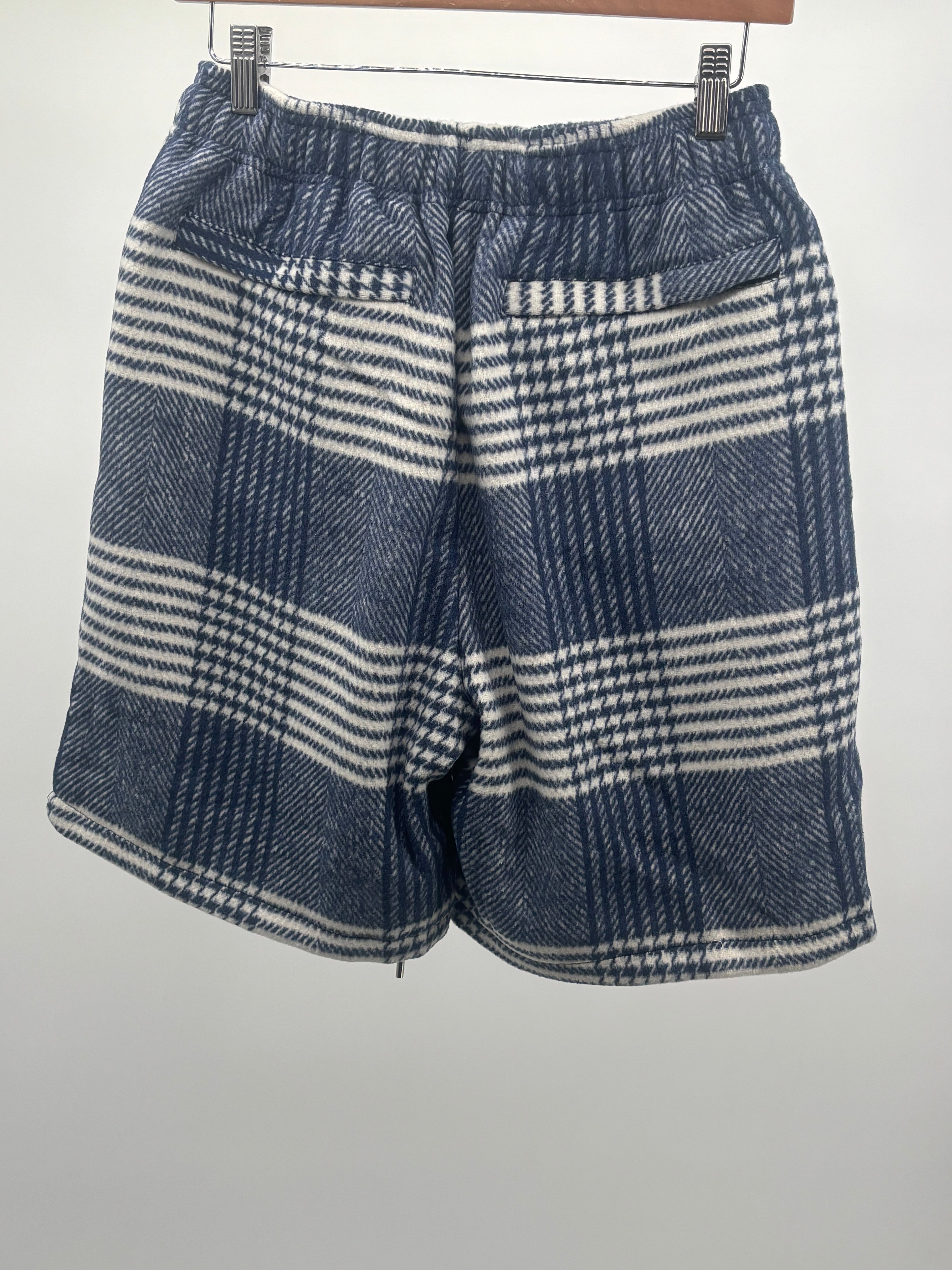 SH Duster Shorts Blue Plaid