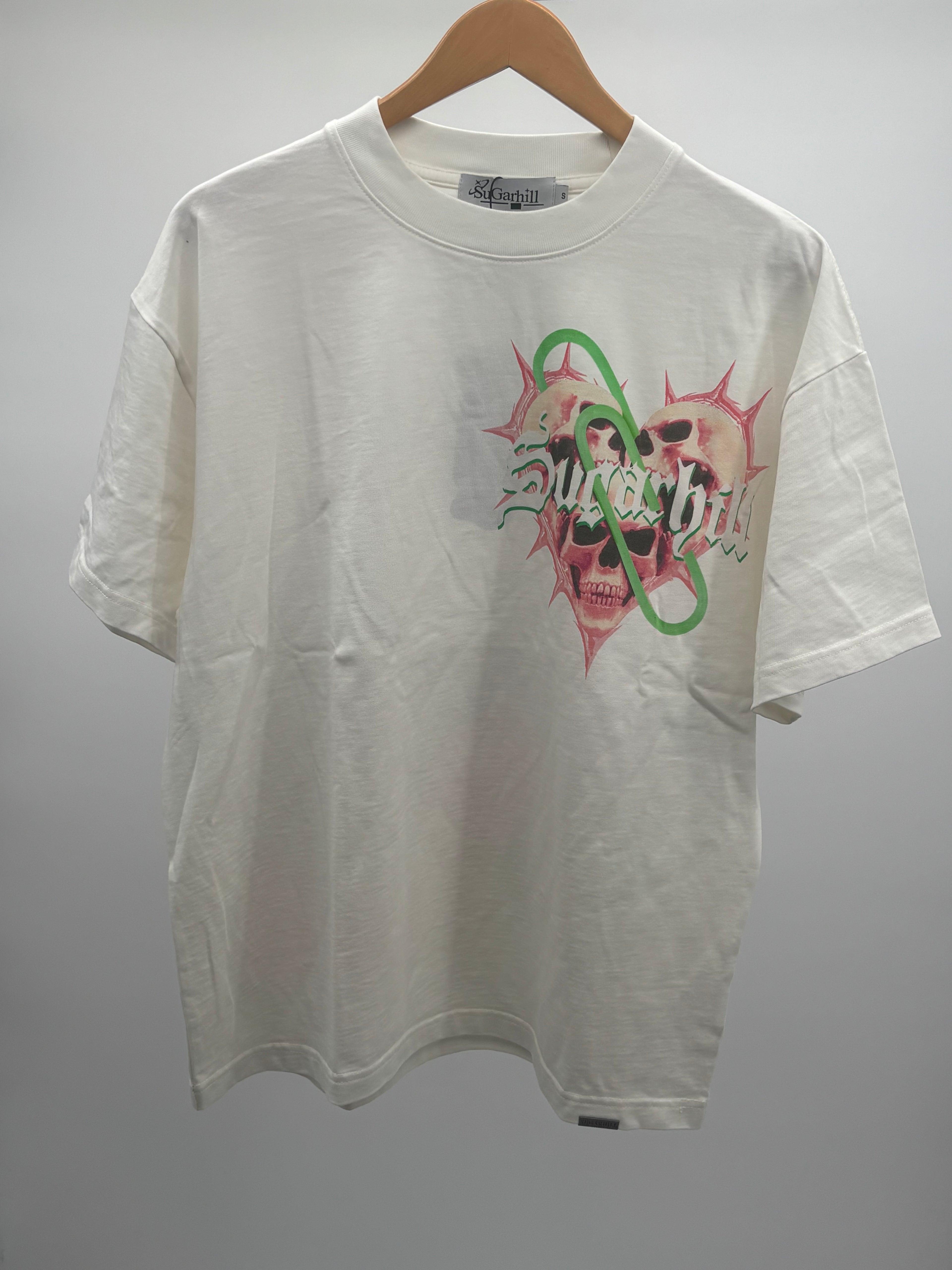 SH Paperclip Tee White