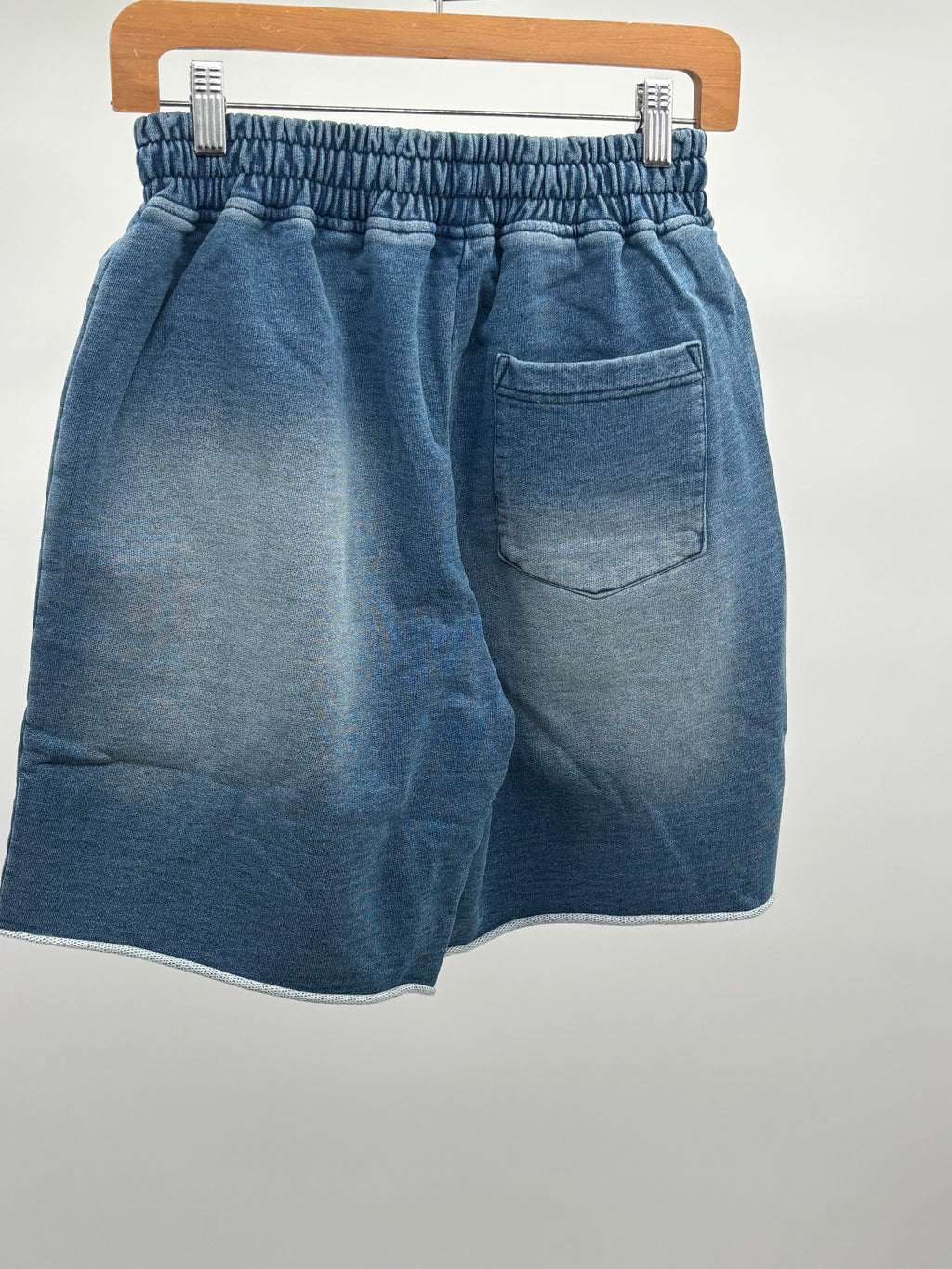 Prestige Star Rhinestone Shorts Blue