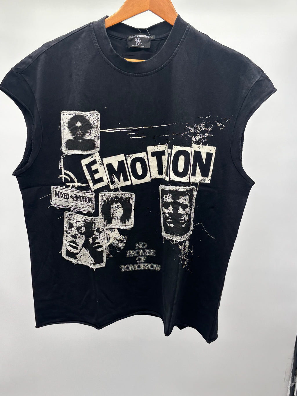 M.E Newspaper Sleeveless Tee