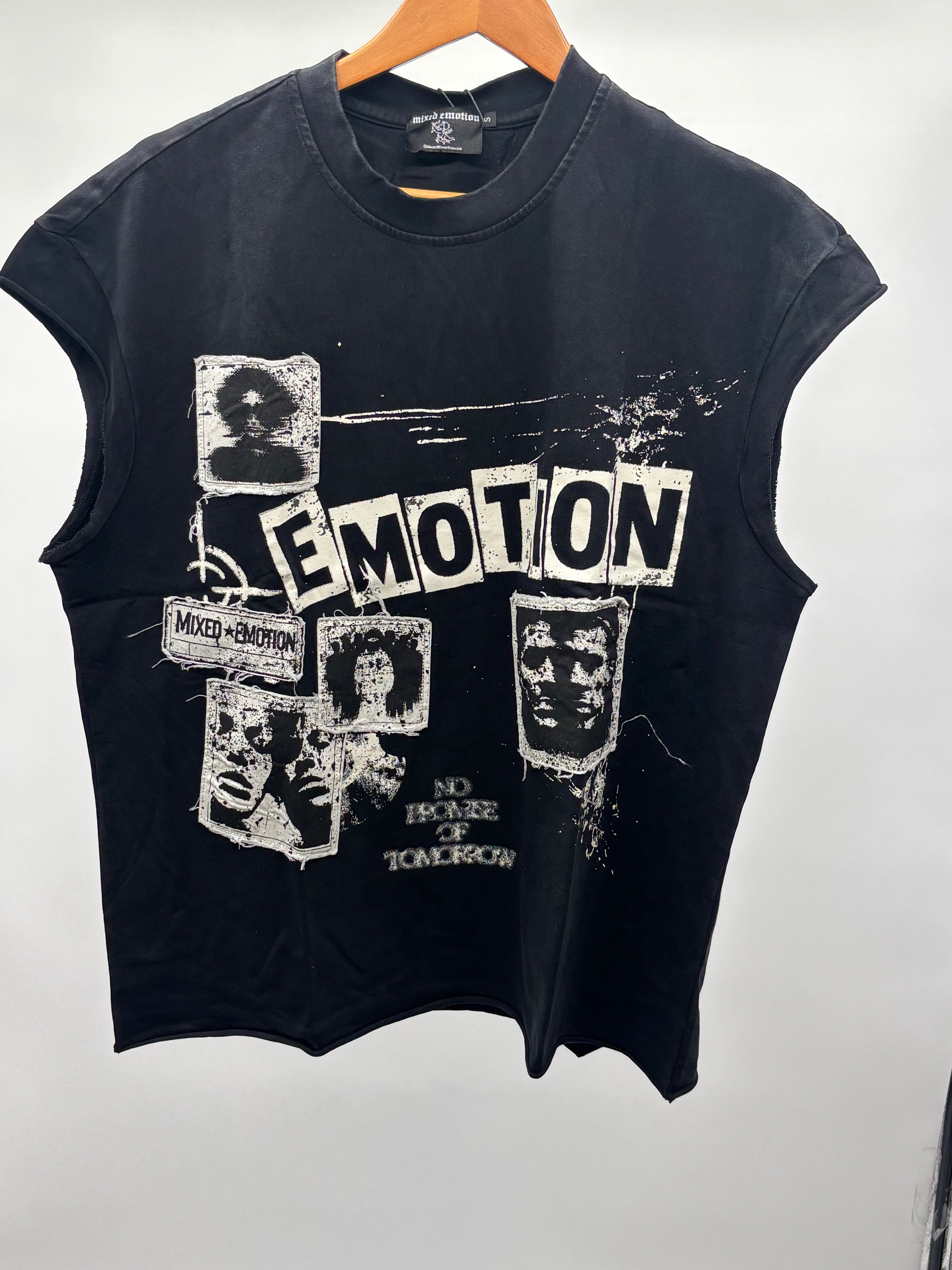 M.E Newspaper Sleeveless Tee
