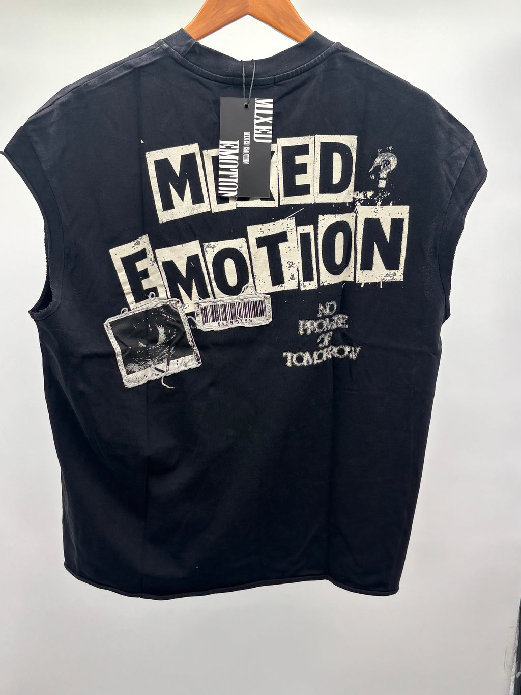 M.E Newspaper Sleeveless Tee