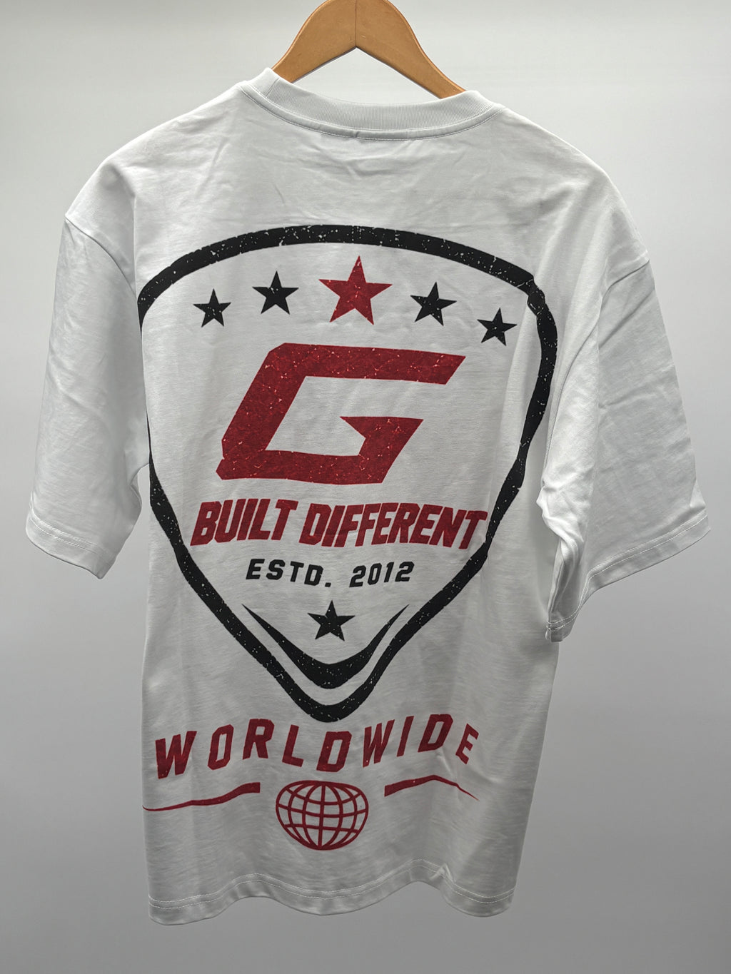 GWest Worldwide Racing Tee Wht Red Blk