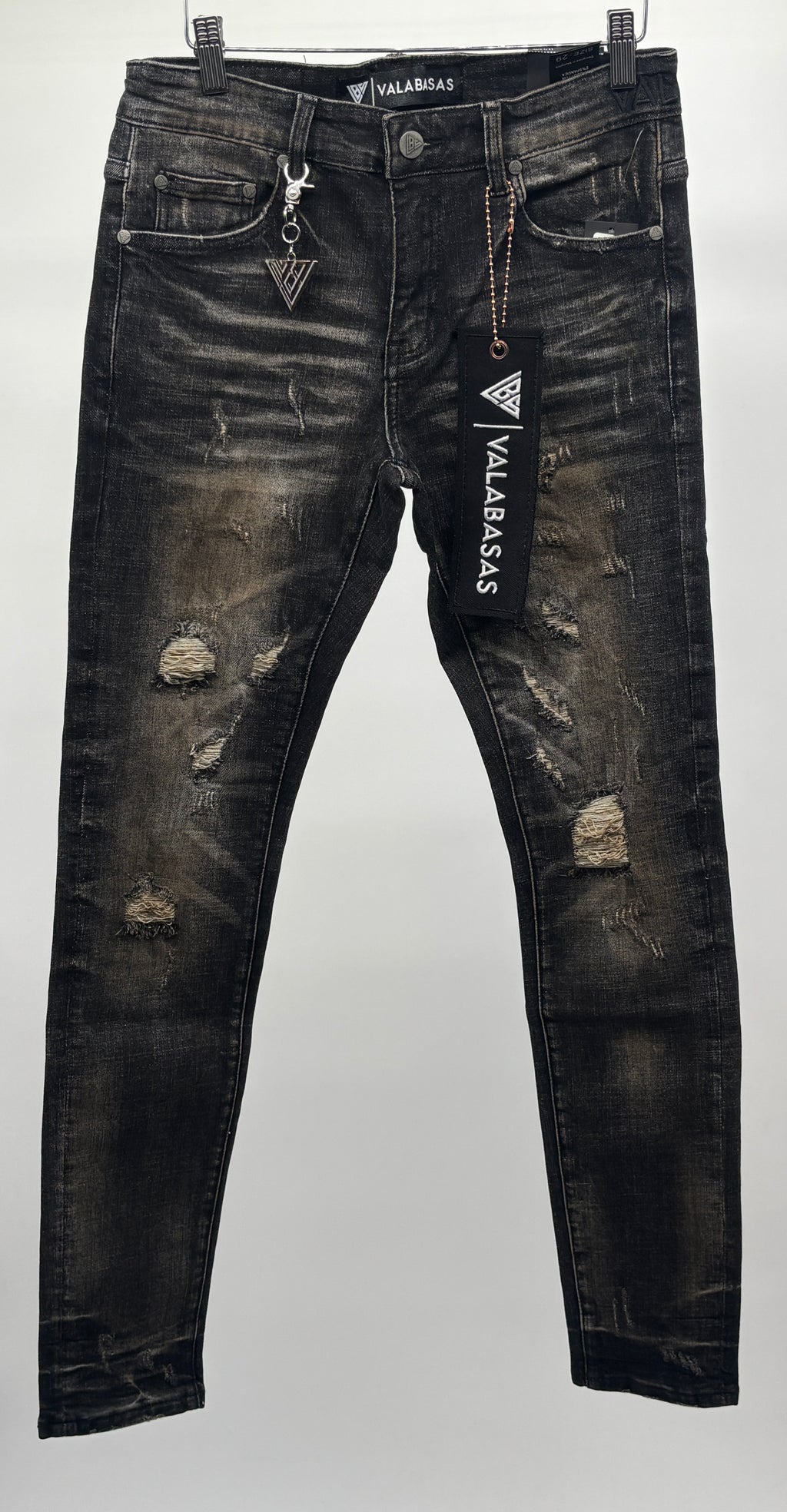 Valabasas Haste Skinny Jeans Blk Grey Wash