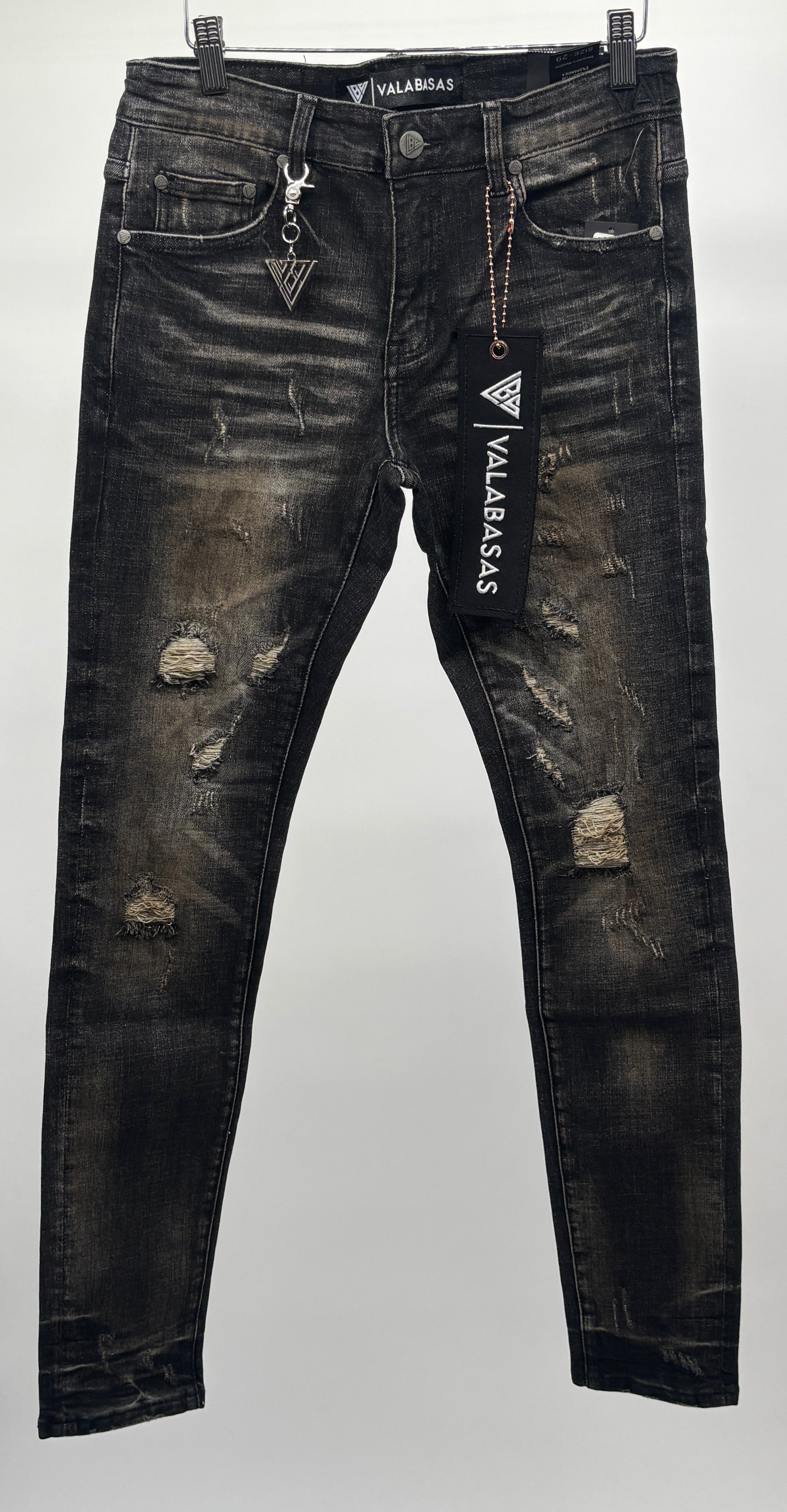Valabasas Haste Skinny Jeans Blk Grey Wash