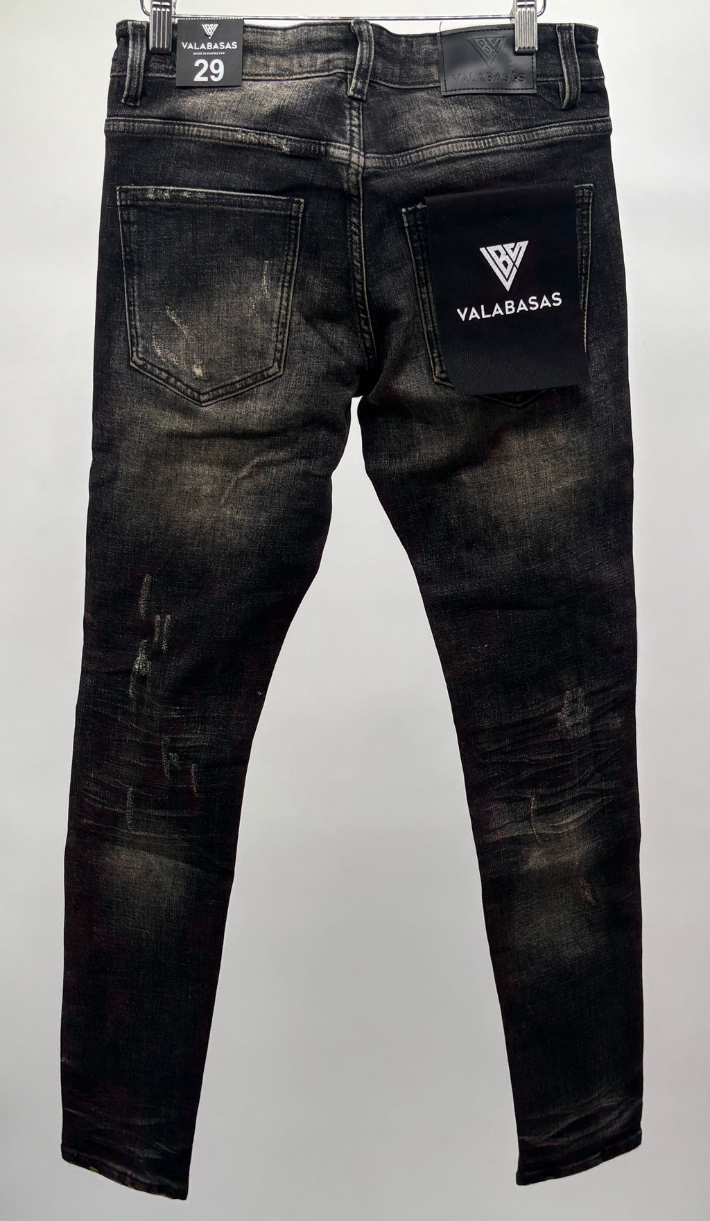 Valabasas Haste Skinny Jeans Blk Grey Wash