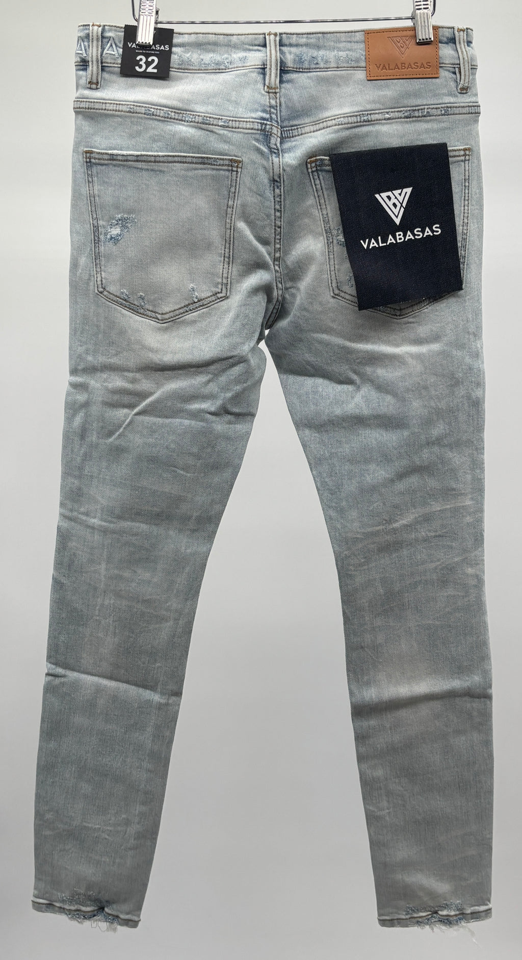 Valabasas Collage Skinny Jeans Lt Blue Wash