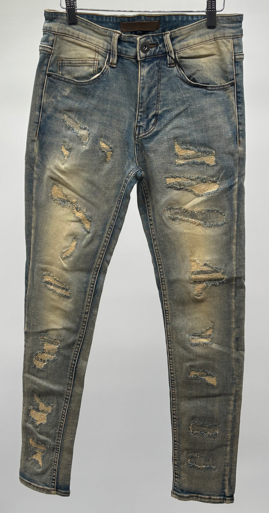 KDNK Rip & Repair Jeans Vntg Blue