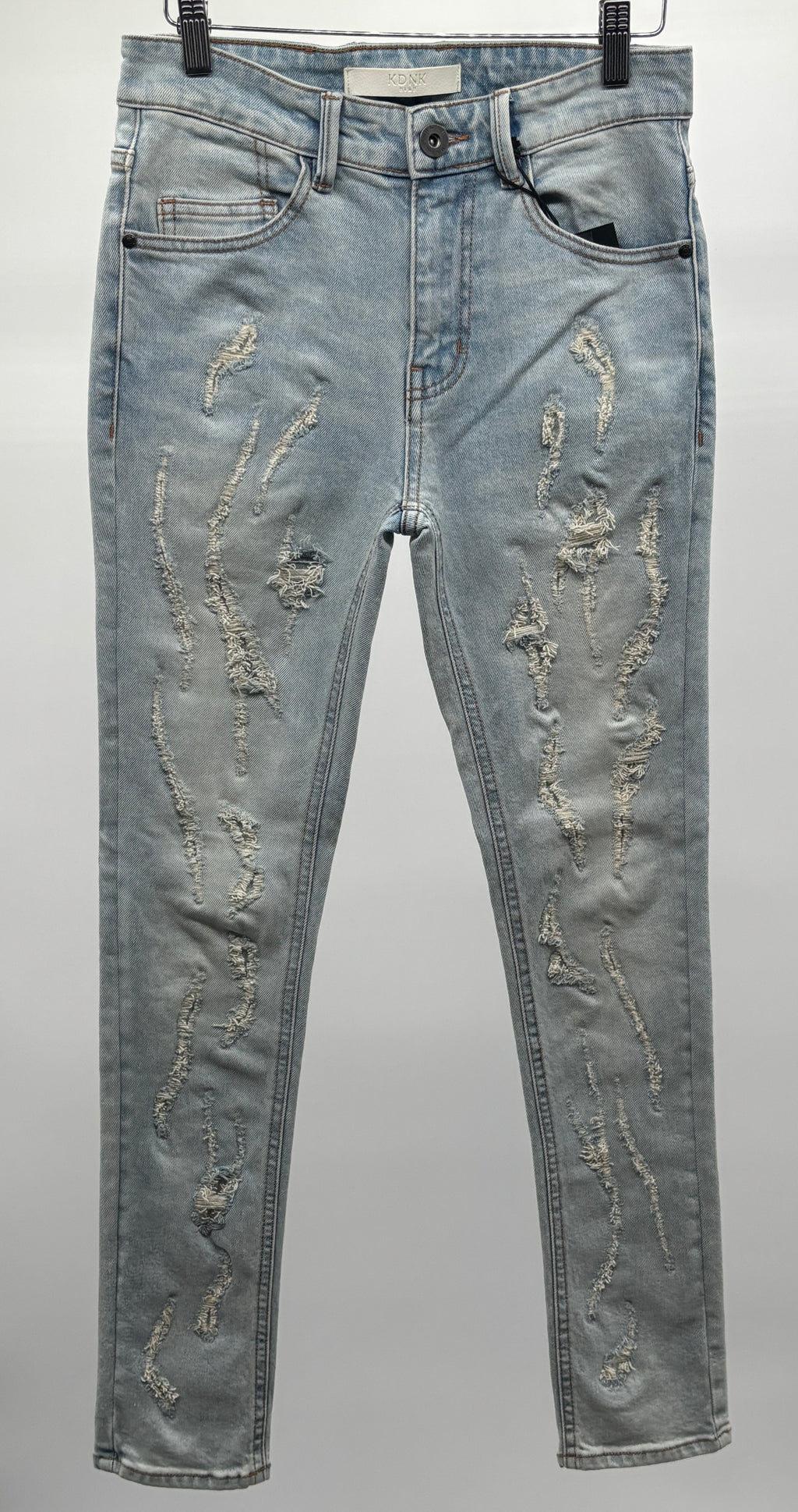 KDNK Distressed Jeans Lt Blue