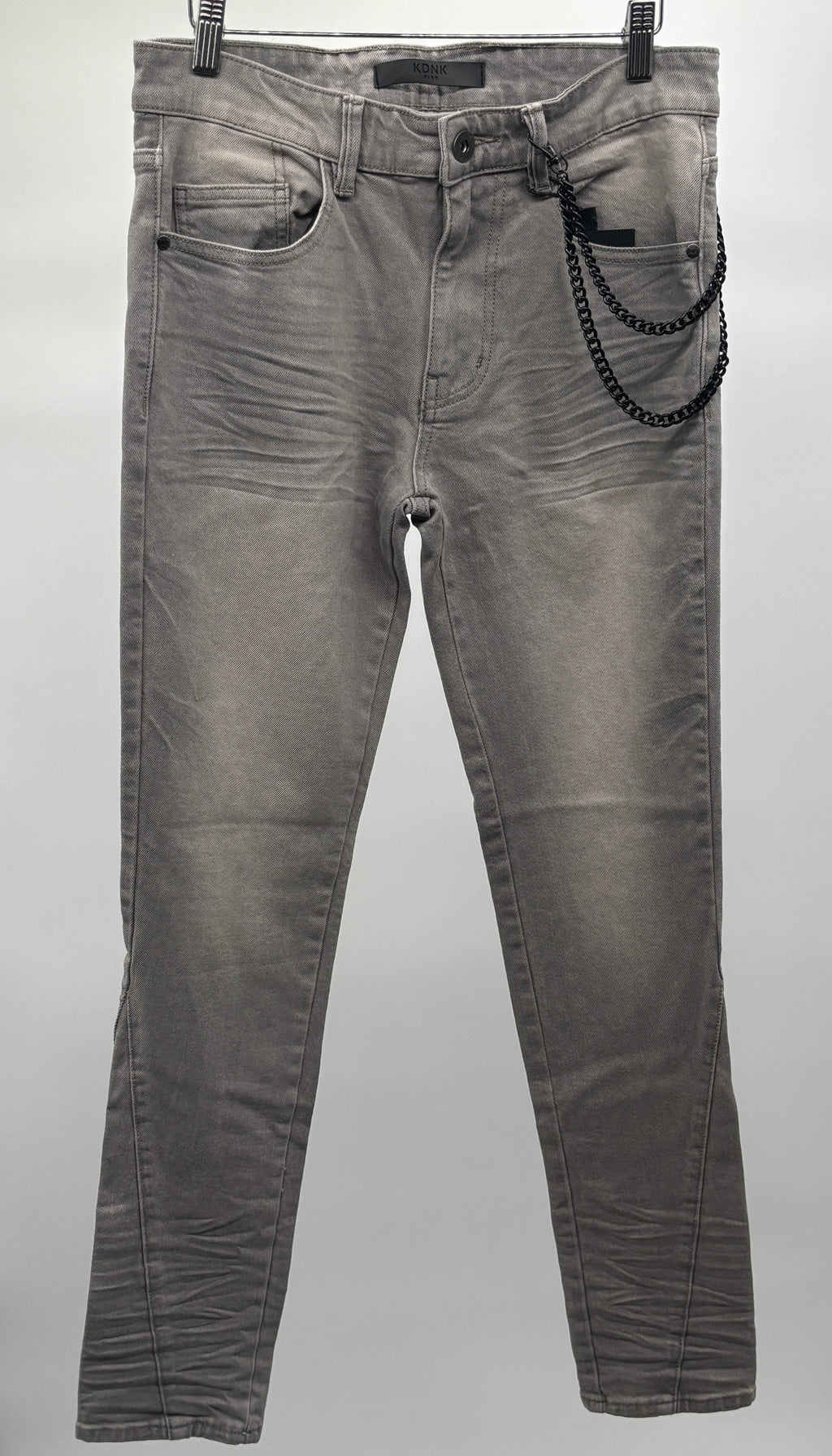 KDNK Panelled Jeans Grey