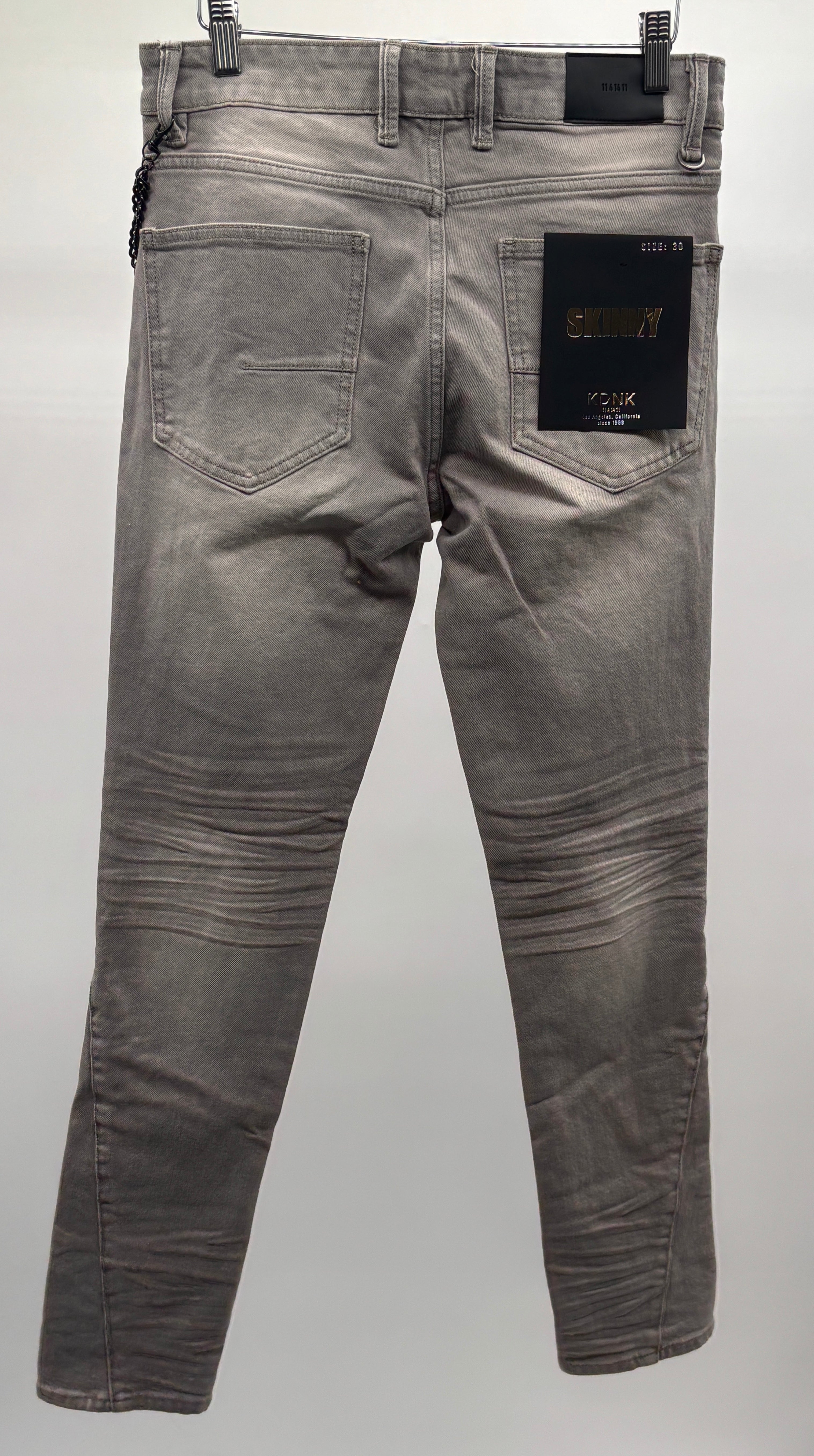 KDNK Panelled Jeans Grey