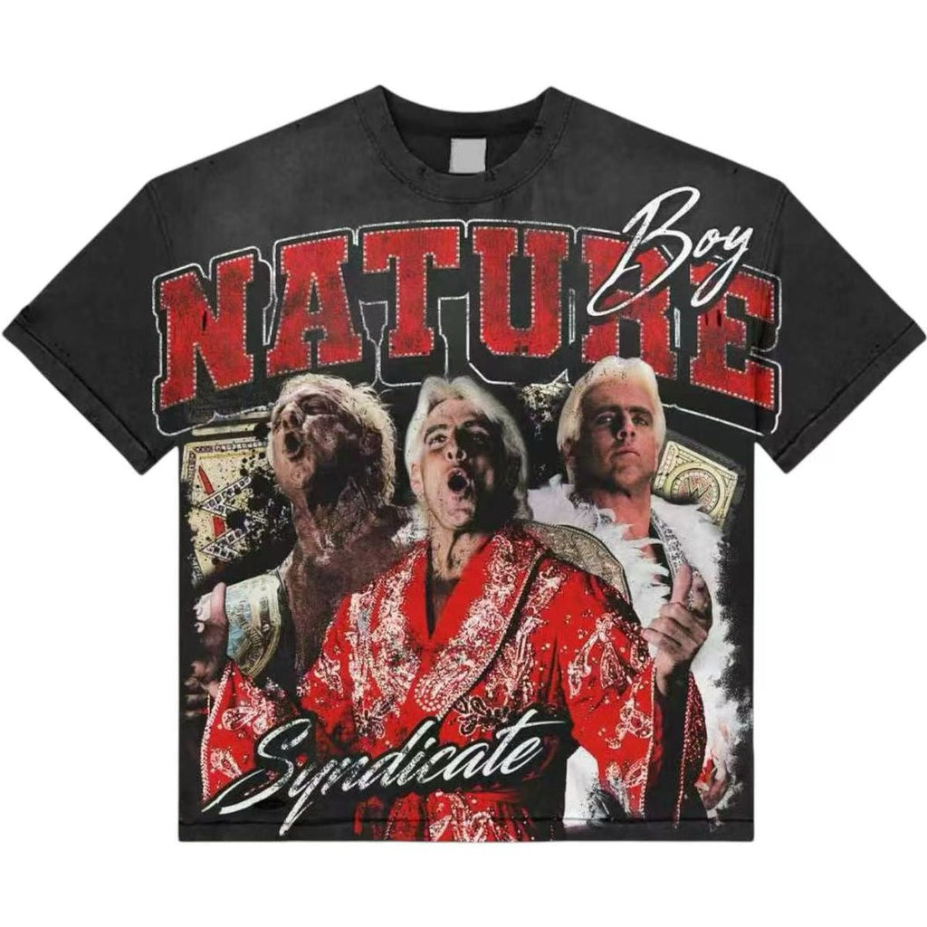 Syndicate Nature Boy Tee Blk Wash