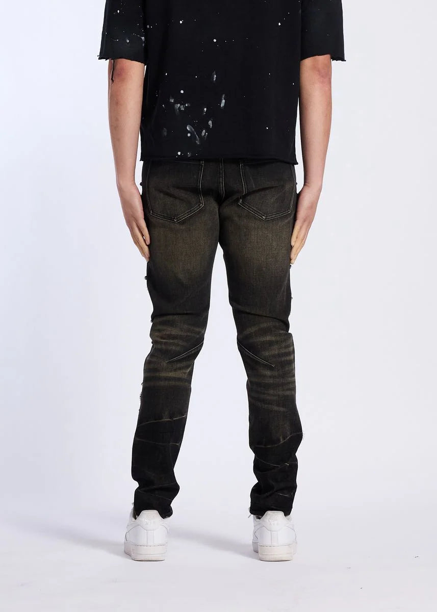Crysp Floral Skinny Jeans Grey Wash
