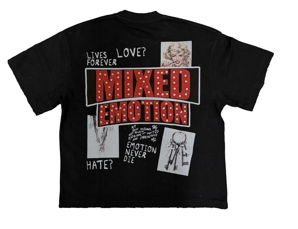 Mixed Emotions Blk Lost Identity Tee