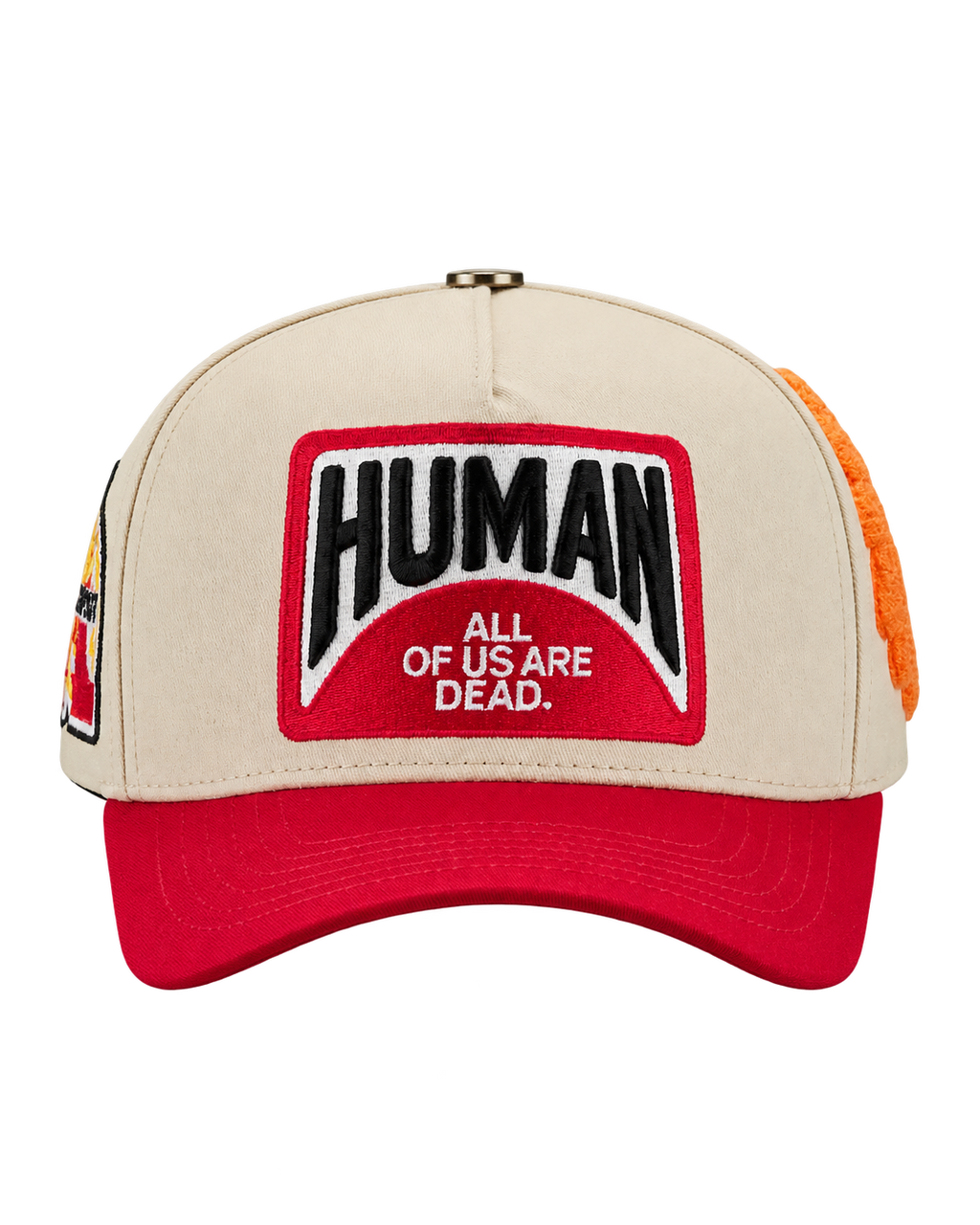 All Human EBT Hat Cream Red