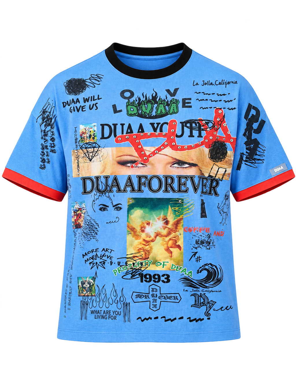 DUAA Thoughts Tee Blue