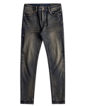 EMB David Skinny Blk Washed