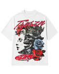 SZN Dead Roses Tee White