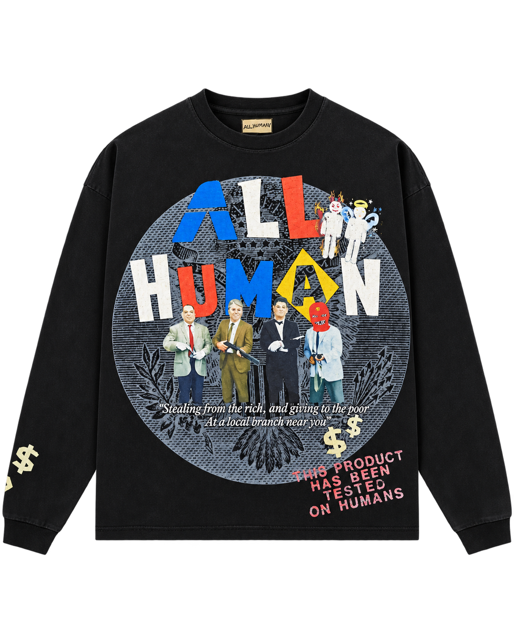 All Human Dead Prez LS Black