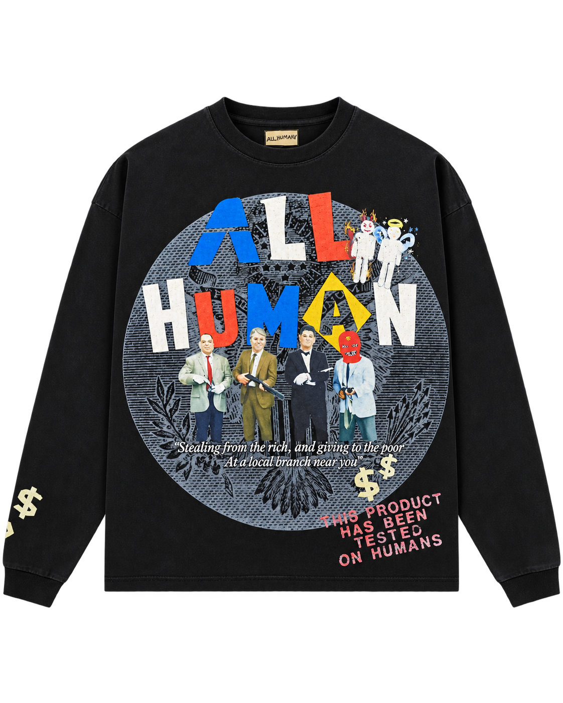 All Human Dead Prez LS Black