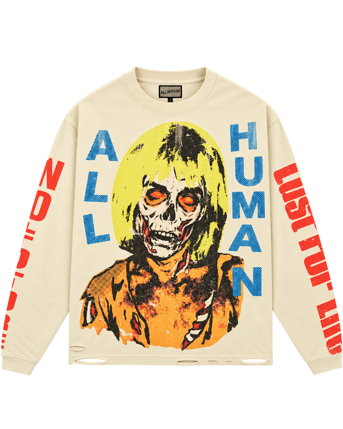 All Human No Future LS Cream