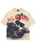 All Human The Fade Tee Cream