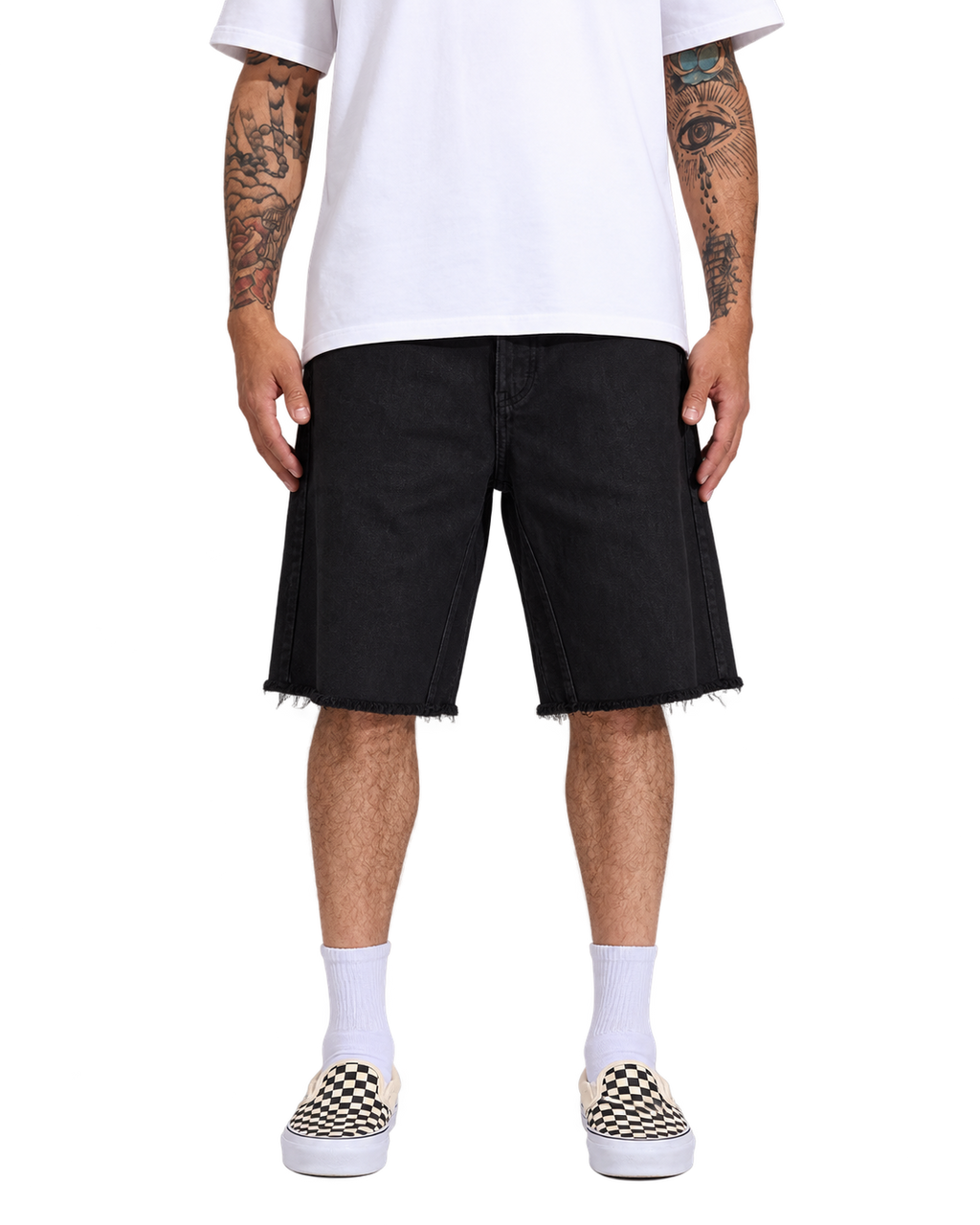 Crysp Cena Shorts Jet Blk Wax