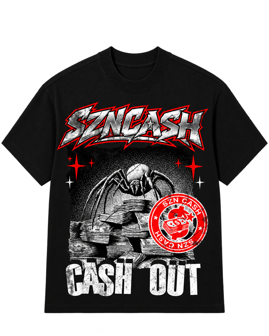 SZN Cash Out Tee Blk