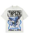 SZN Break Chains Eagle Tee White