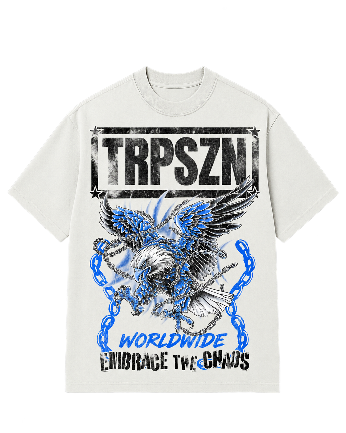 SZN Break Chains Eagle Tee White