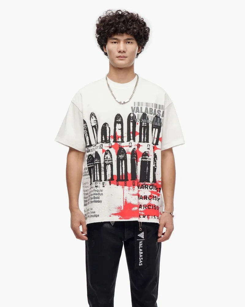 Valabasas Narcissist Tee White