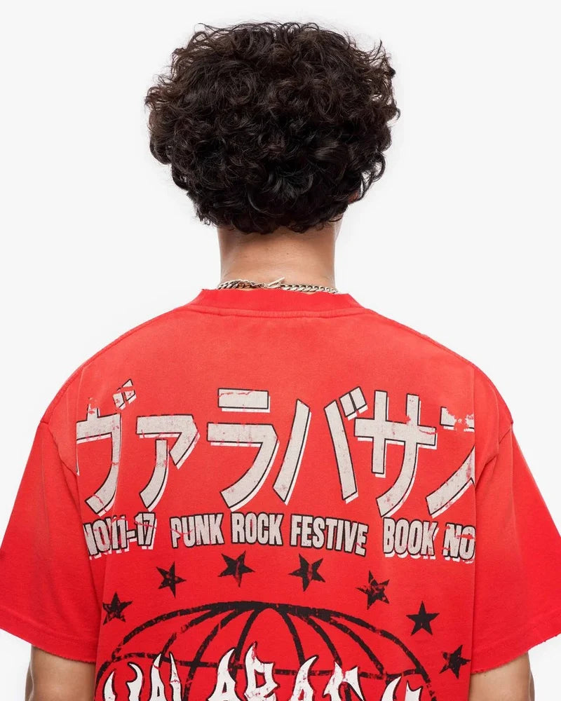 Valabasas Punk Fest Tee Red
