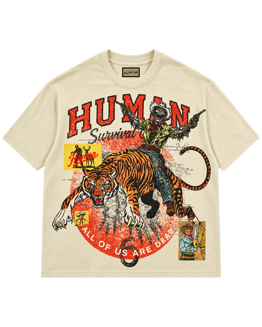 All Human Im Gone Tee Cream