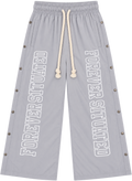 Forever Situated Nylon Track Pants Grey