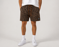 Memory Lane Printed Pattern Shorts Cheetah