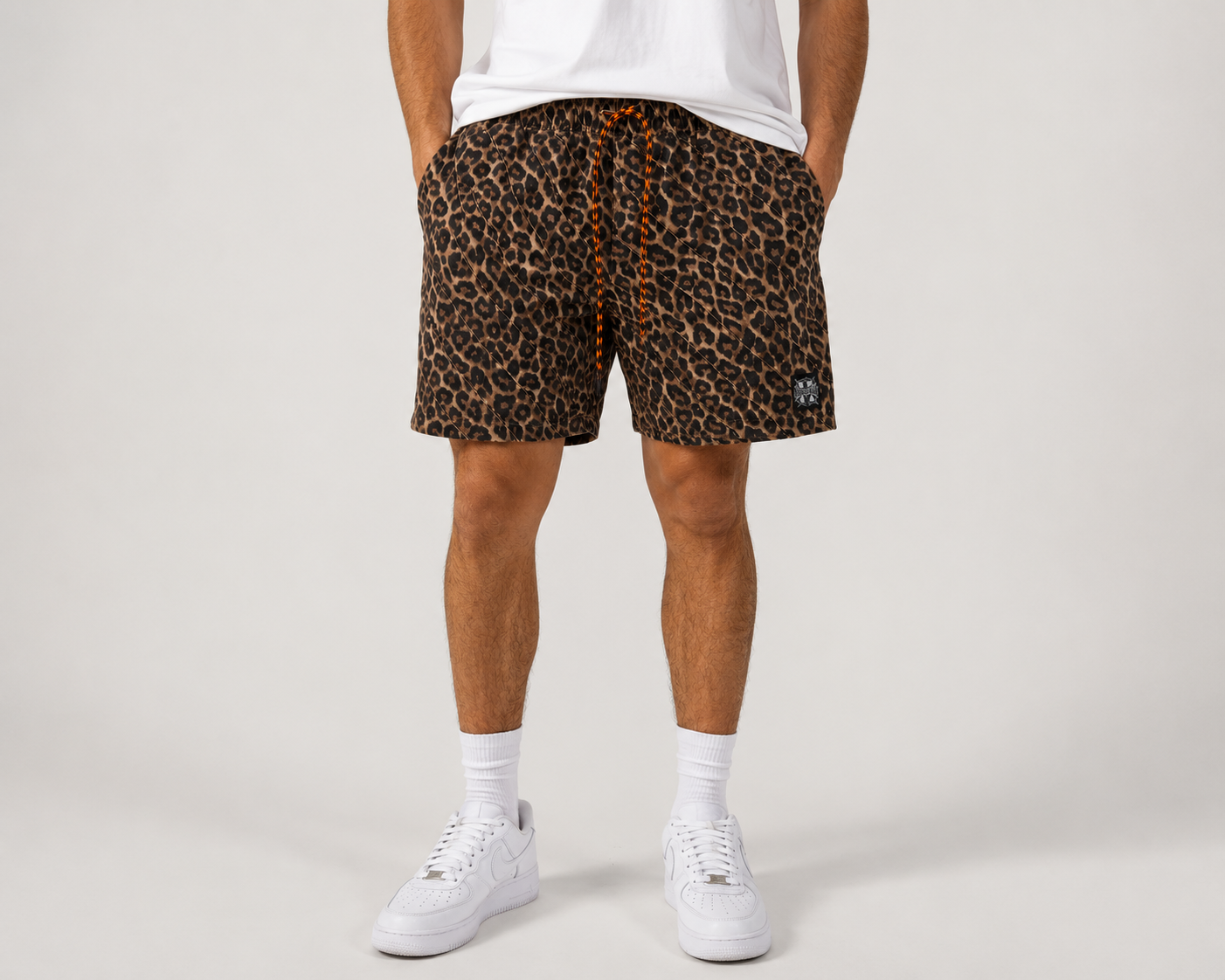 Memory Lane Printed Pattern Shorts Cheetah