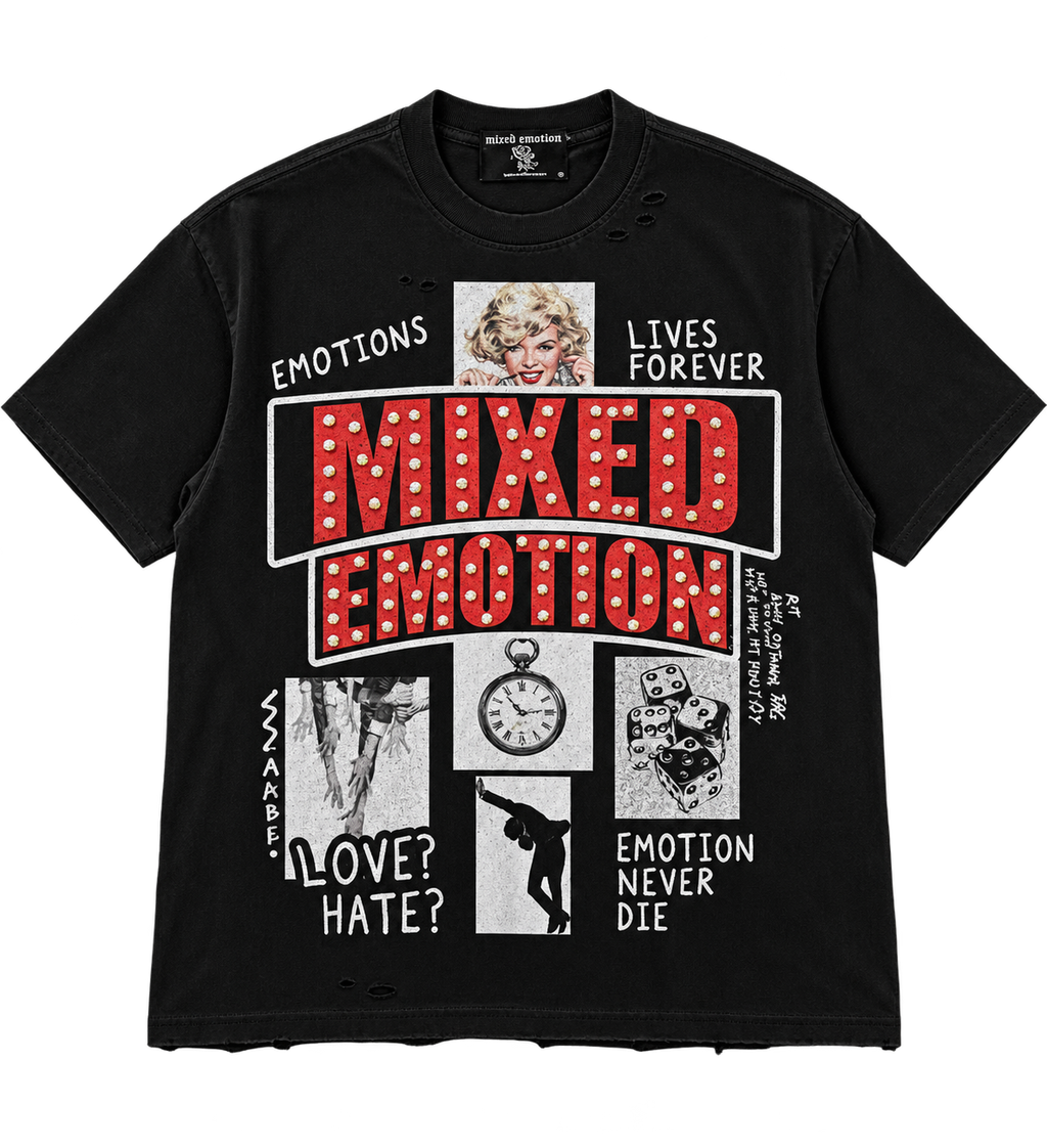 Mixed Emotions Blk Lost Identity Tee