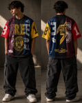Free Refills Split Jersey Blk