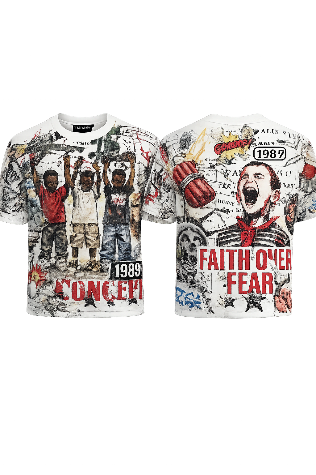 Concept LA Over Fear Tee White