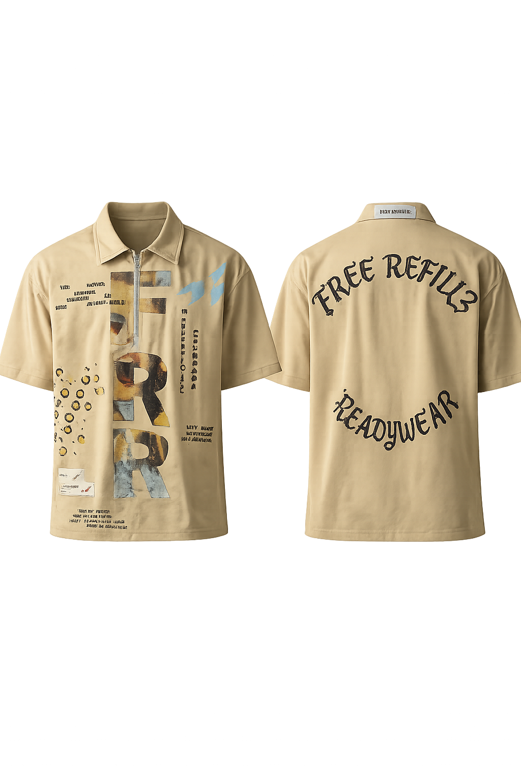 Free Refills Property Quarter Zip Tan