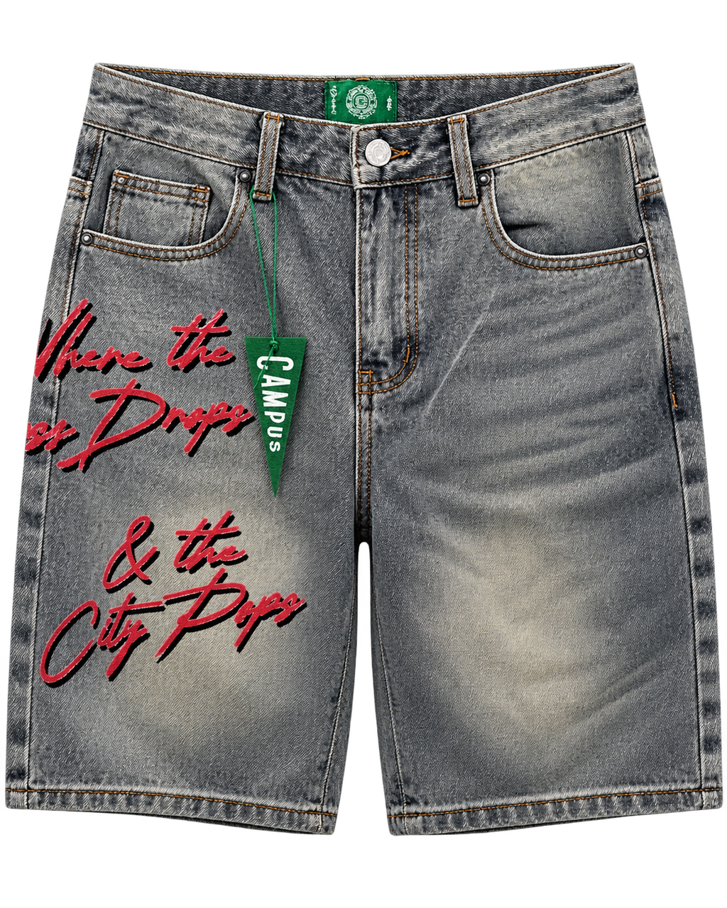 Campus Friday Denim Jort Sand
