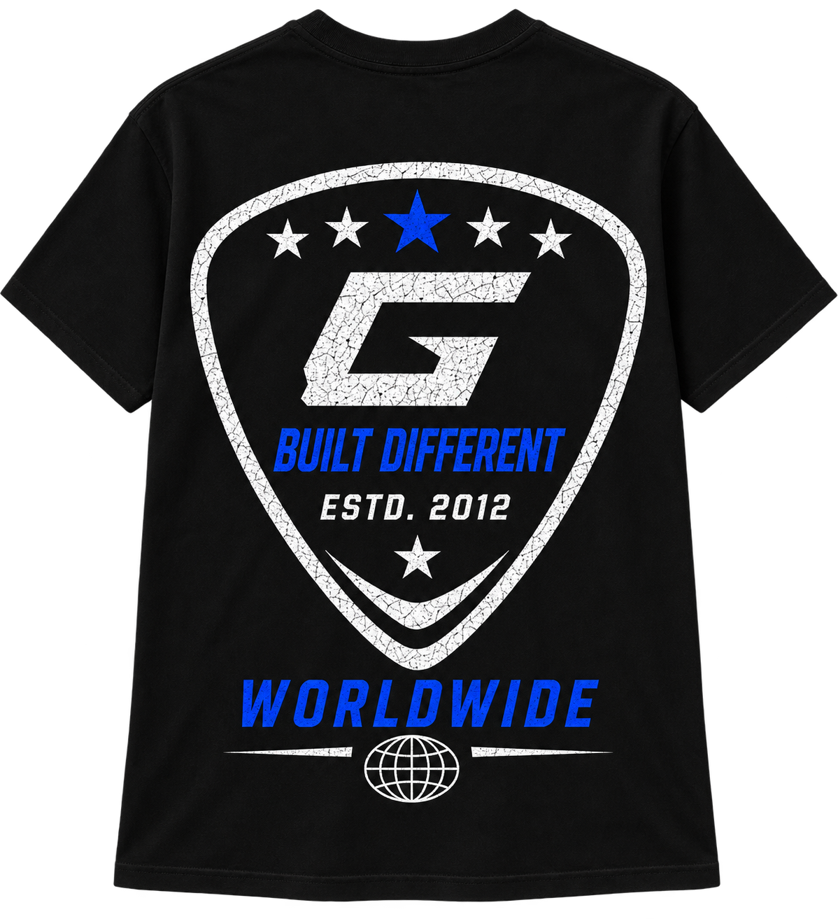 GWest Worldwide Racing Tee Blk Blue Wht